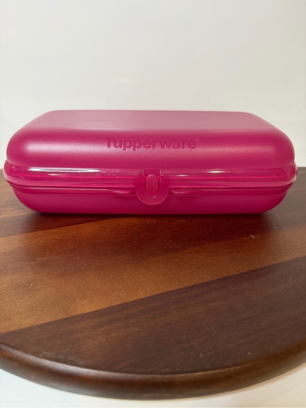 Tupperware Oyster Case Hinged Sandwich Keeper